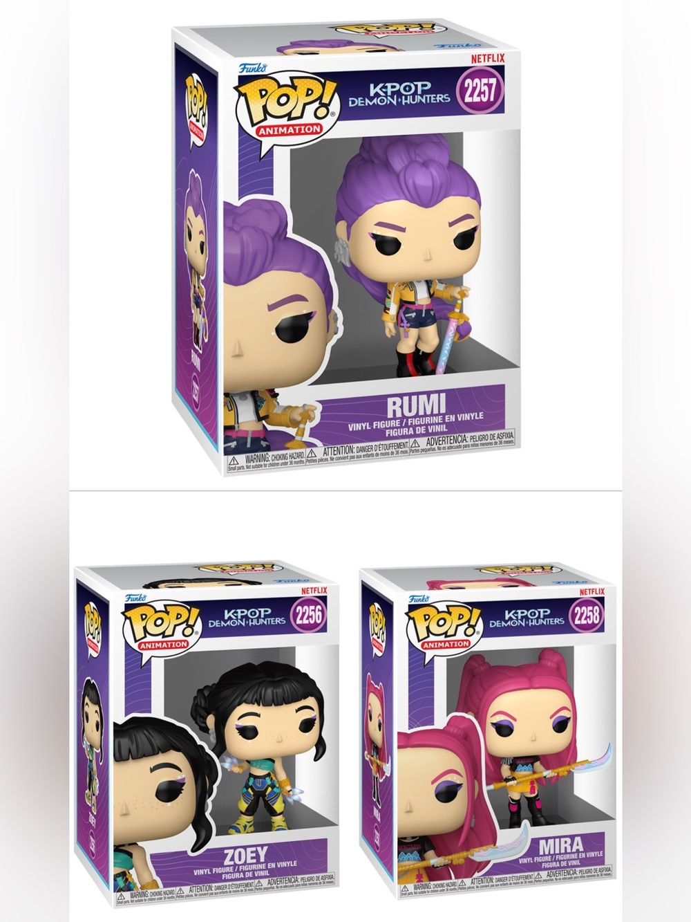 KPOP Demon Hunters Funko Pop Lot